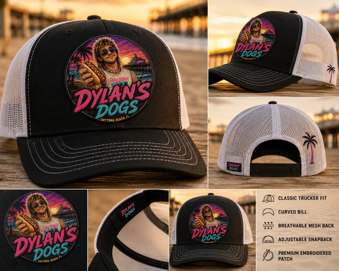 Retro Logo Trucker Hat